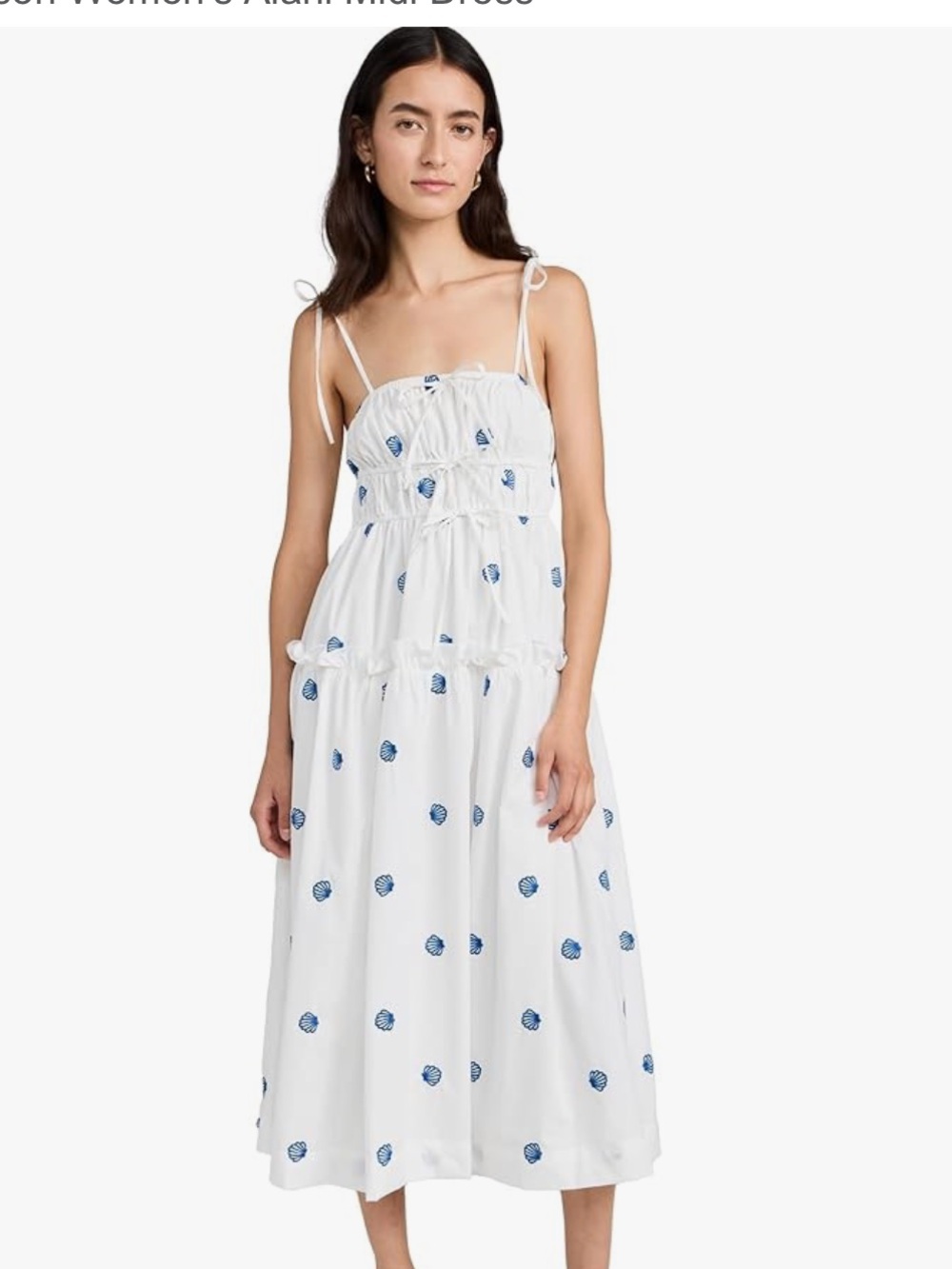 NWT En Saison Alani Seashell
Embroidery Midi Dress